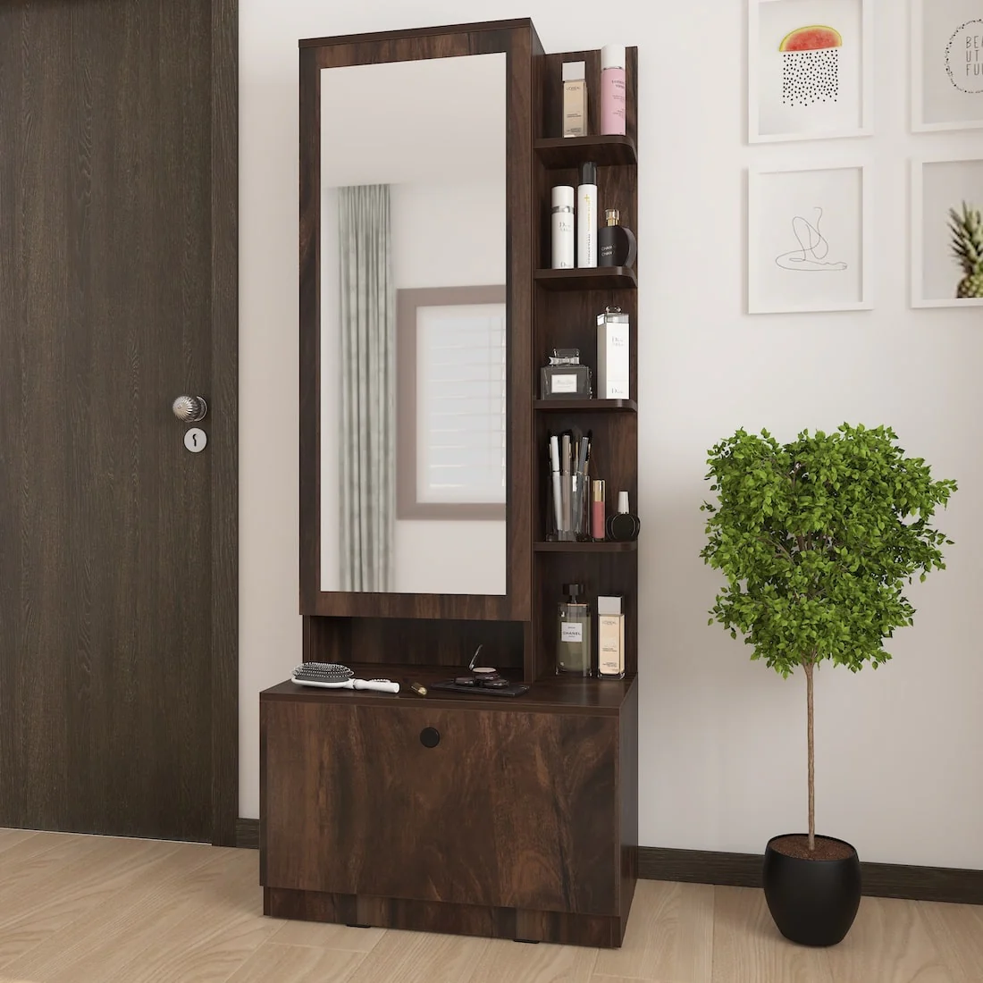 Bonita Dresser Unit / Dressing Table with Mirror - Image 8