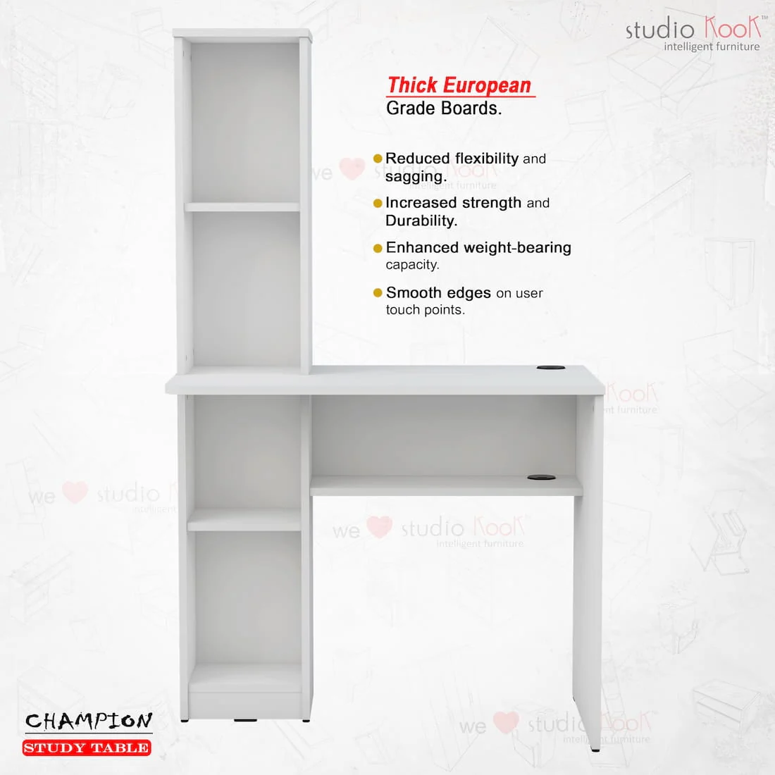 Champion Study Table - Image 11