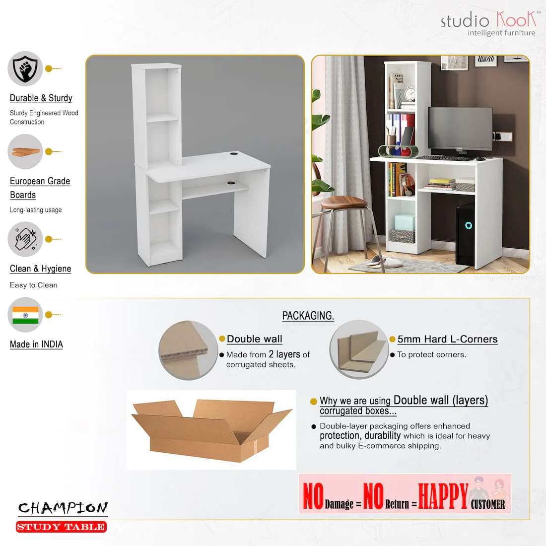 Champion Study Table - Image 14