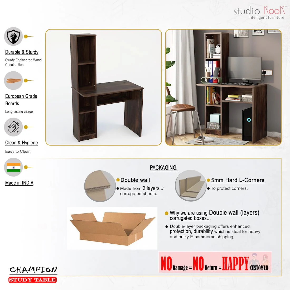 Champion Study Table - Image 25