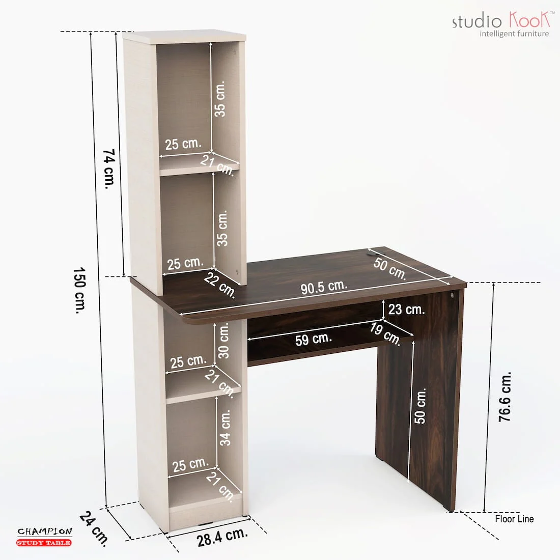 Champion Study Table - Image 3