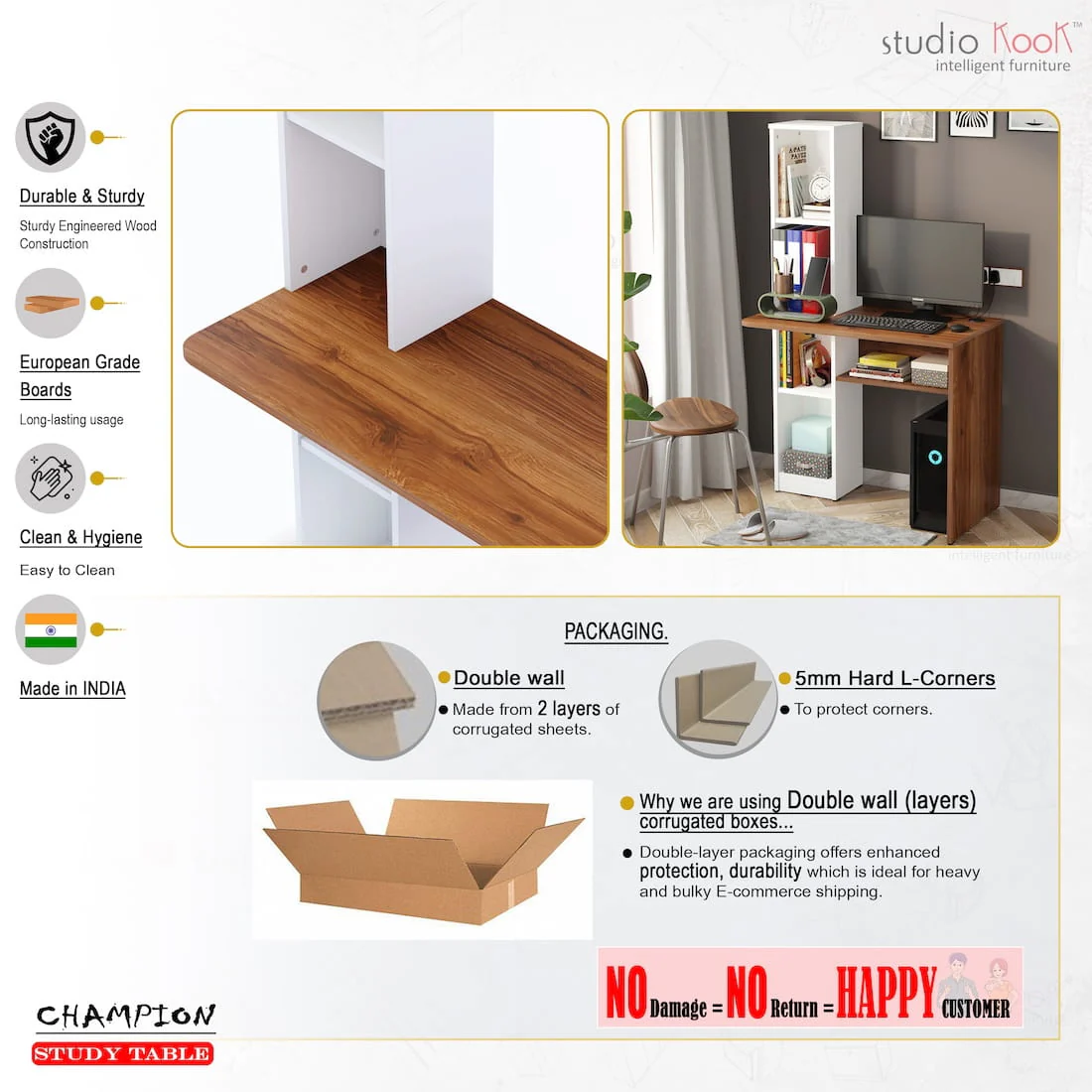 Champion Study Table - Image 31