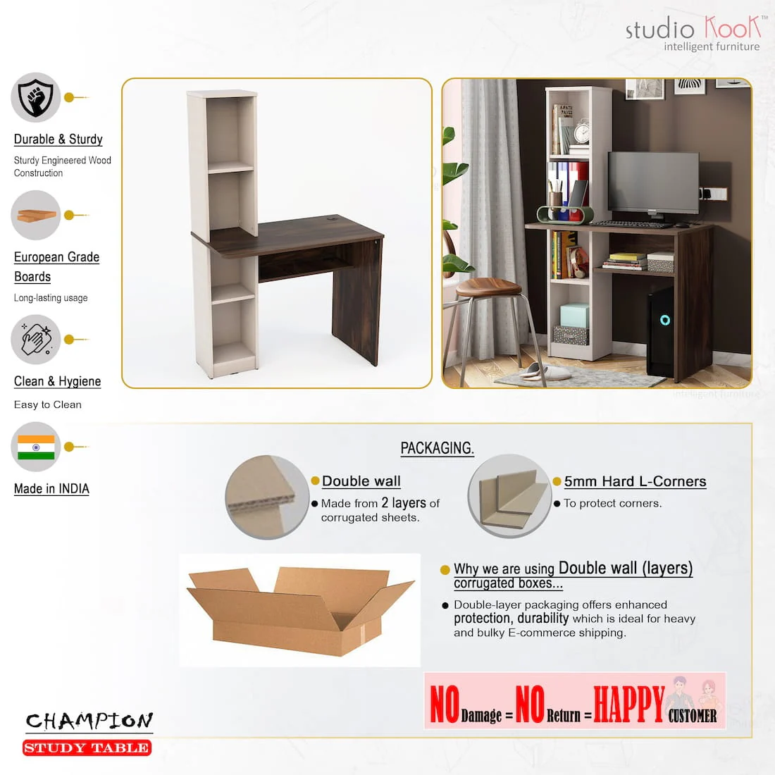 Champion Study Table - Image 5