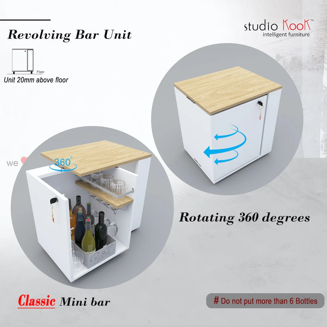 Classic Minibar Cabinet - Image 10