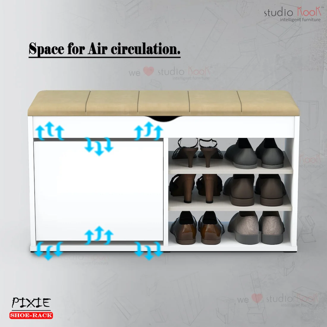 Pixie Shoerack | Shoe Cabinet - Image 10