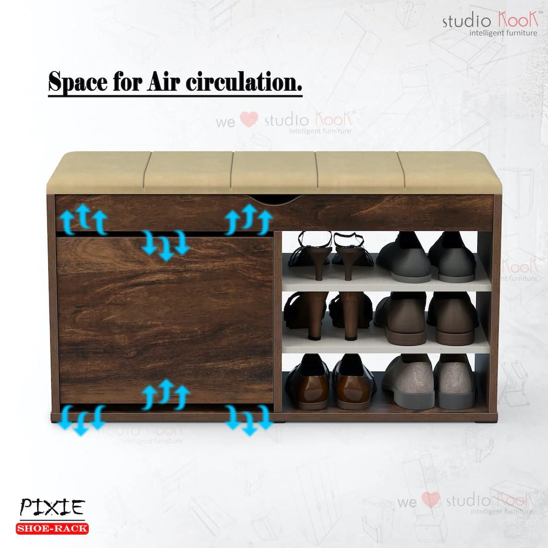 Pixie Shoerack | Shoe Cabinet - Image 5