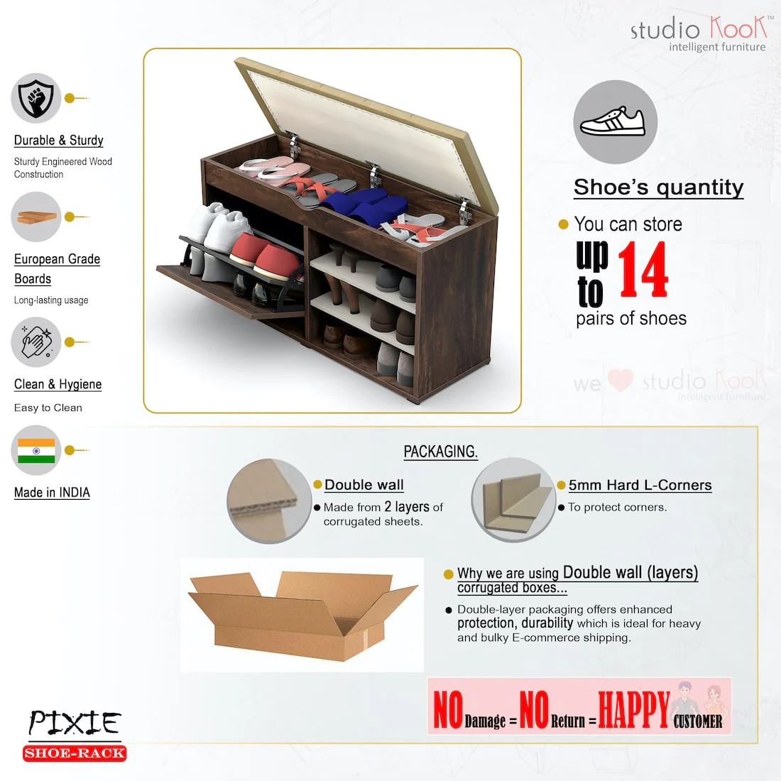 Pixie Shoerack | Shoe Cabinet - Image 6