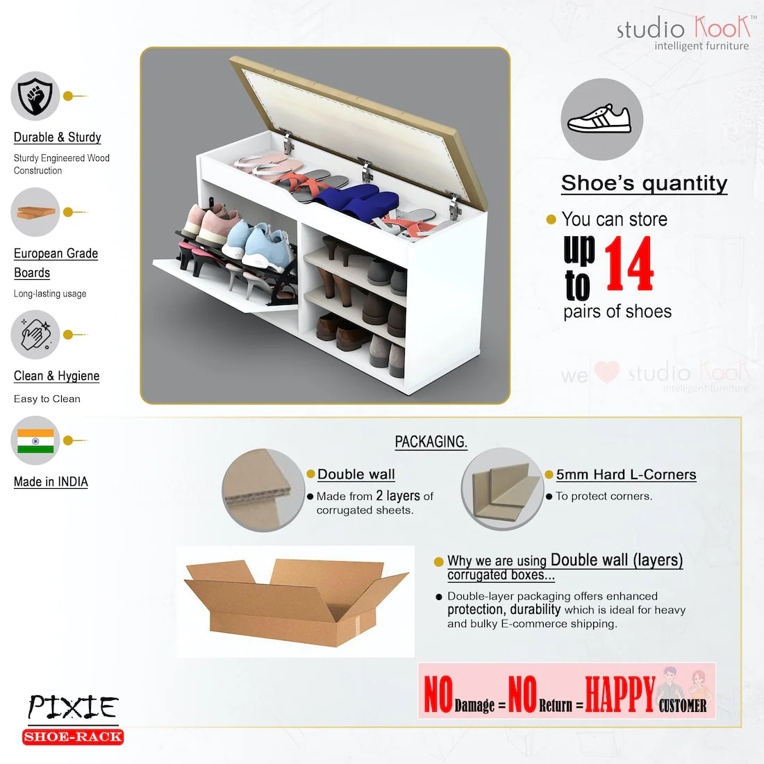 Pixie Shoerack | Shoe Cabinet - Image 9
