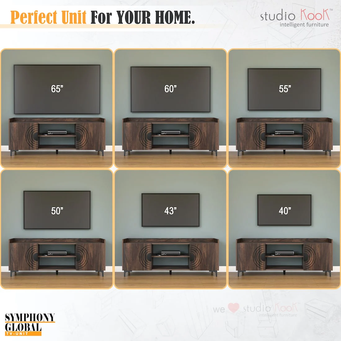 Symphony Global TV Unit with Handle - Image 11