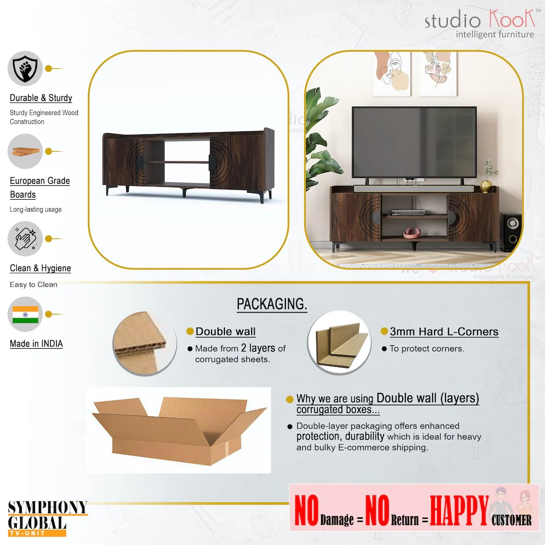Symphony Global TV Unit with Handle - Image 13
