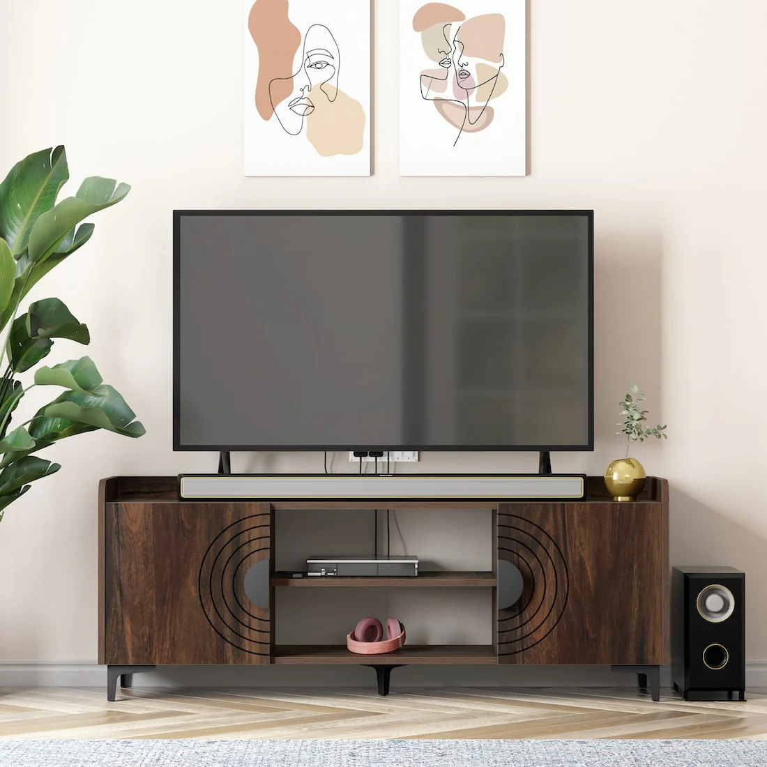 Symphony Global TV Unit with Handle - Image 8