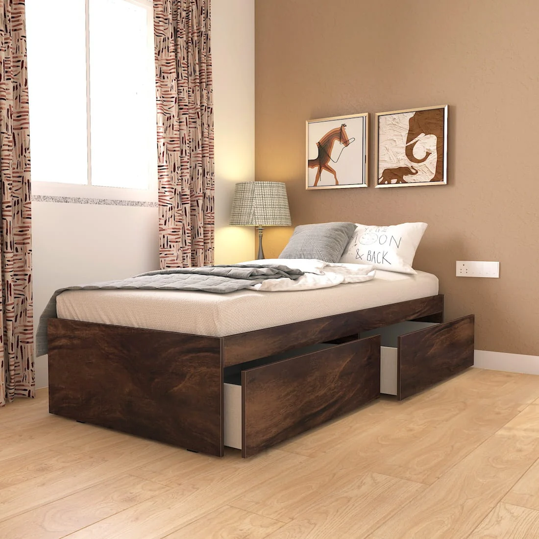 Tribe Single Bed (Without Headboard)