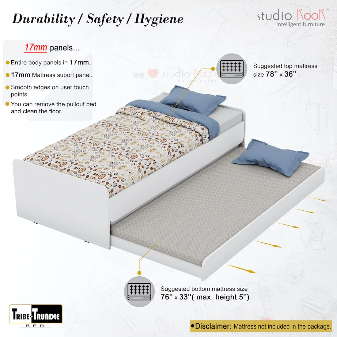 Tribe Trundle Bed - Image 3