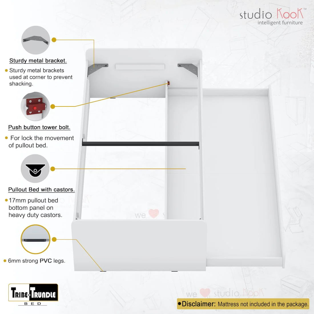 Tribe Trundle Bed - Image 4