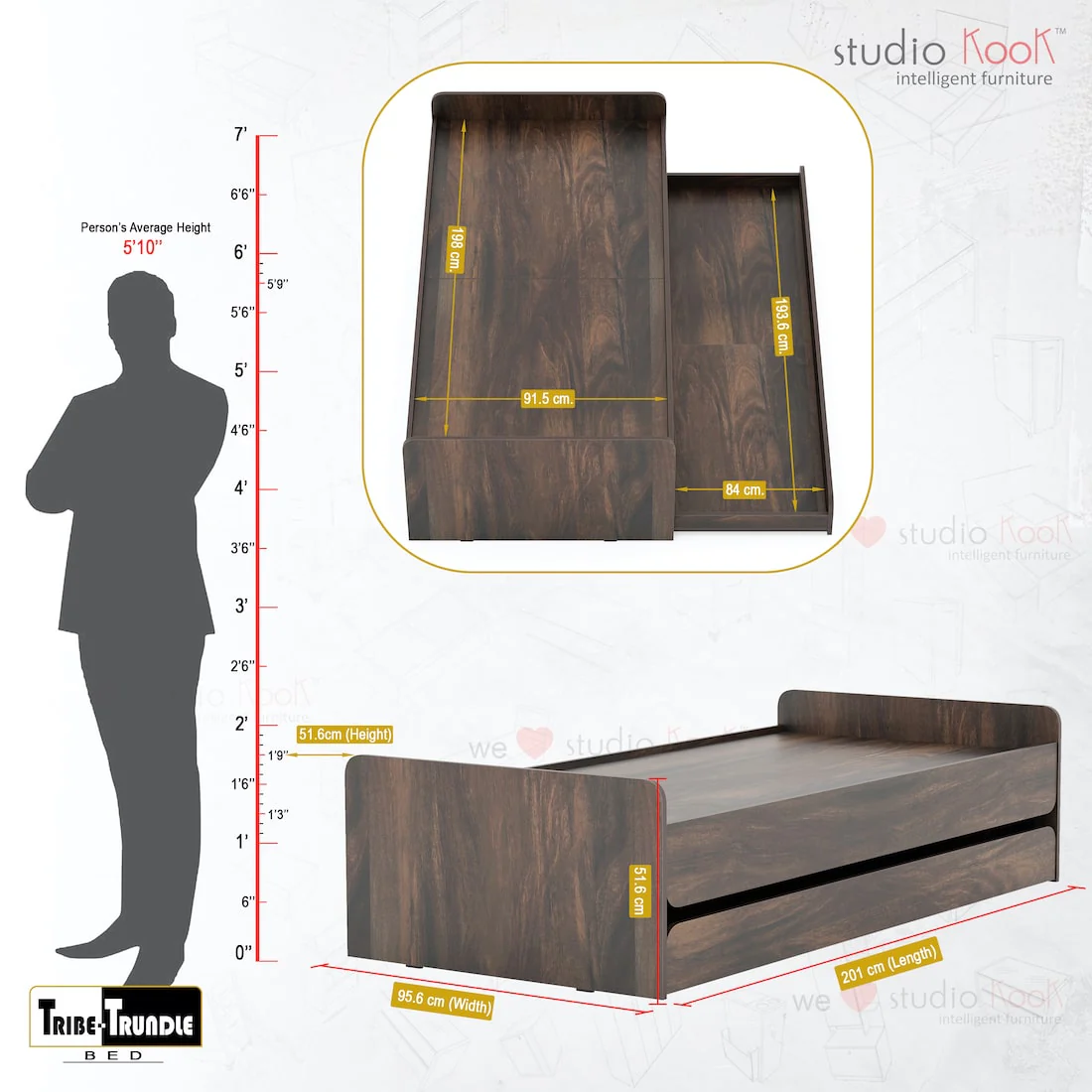 Tribe Trundle Bed - Image 7