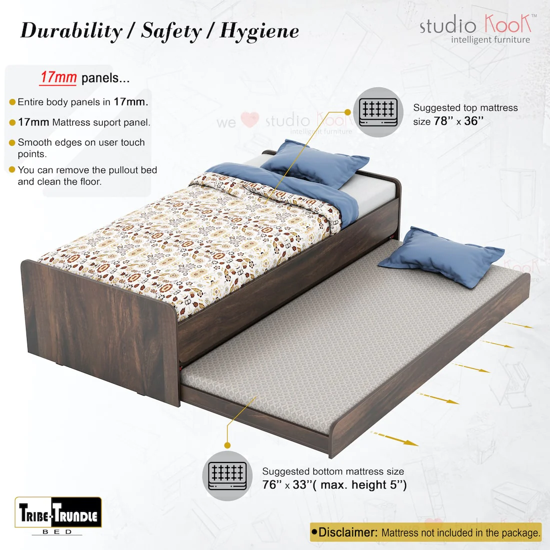 Tribe Trundle Bed - Image 8